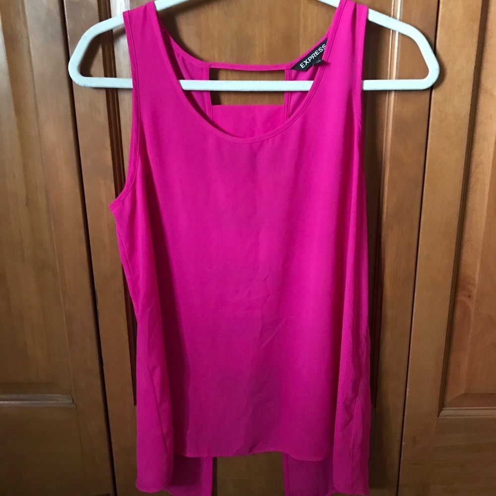 Express fuchsia tank
